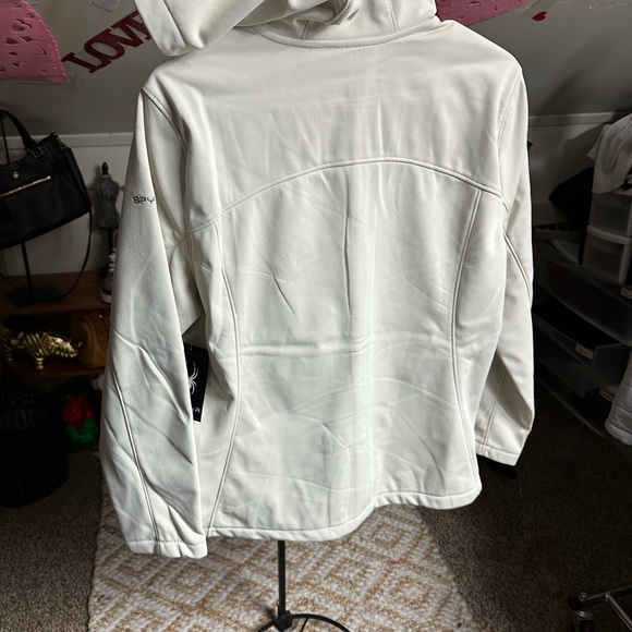 Spyder cream scuba jacket. NWT. Size L. - Picture 5 of 7